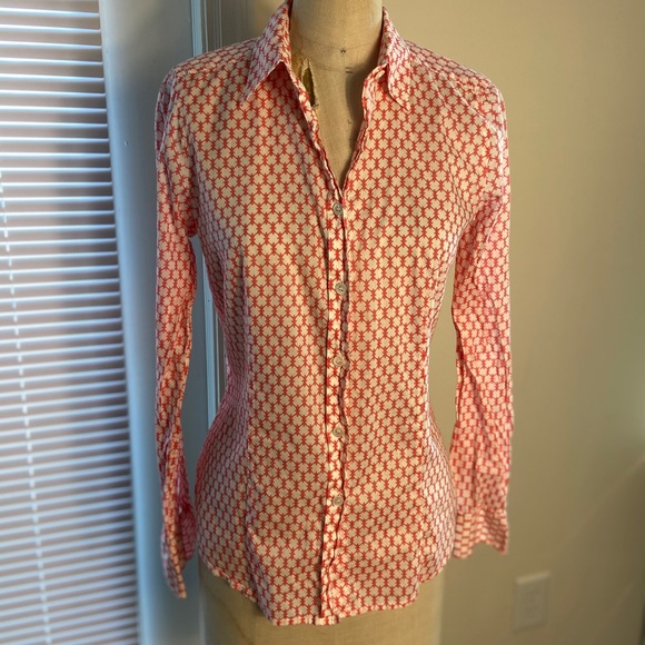 Cute J.crew sheer buttondown - Picture 2 of 5